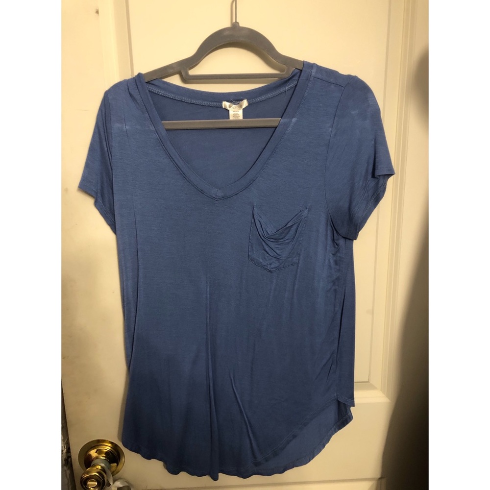 Blue Pocket Tee